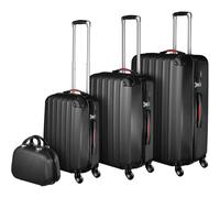 tectake Suitcase Set Pucci in Black TECTAKE Black