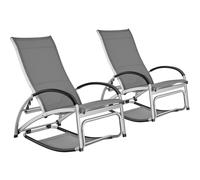 Sun Lounger Avignon - 2 in 1 functions, adjustable backrest