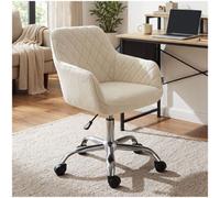 dressforfun® Swivel chair Nancy - white