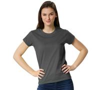 Tectake T-Shirt - Plain Top For Women -304235 - Grey S