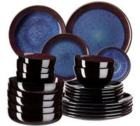 tectake Table Service Mare in Blue TECTAKE Blue One Size