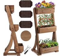 tectake Vertical Planter Flora TECTAKE Multicolor