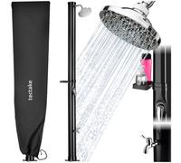 Tectake Tinto 20 L Solar Shower - 221 Centimetre - Black