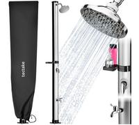 Tectake Tinto 20 L Solar Shower - 221 Centimetre - Black/silver