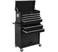 tectake Tool Chest in Black TECTAKE Black