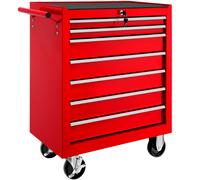 tectake Tool Chest in Red TECTAKE Red