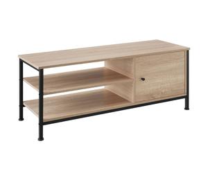 tectake Tv Stand Durban in Light Brown | Size: 110 cm TECTAKE Light Brown 110 cm