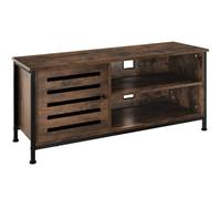 tectake Tv Stand Galway in Brown | Size: 110 cm TECTAKE Brown 110 cm