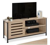 tectake Tv Stand Galway in Light Brown TECTAKE Light Brown