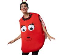 Unisex Costume Ladybug Ladybird Big Eyes Insect Bug Fancy Dress Carnival Outfit