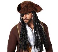 tectake Unisex Fancy Dress - Pirate Hat Pirate Hat TECTAKE Multicolor One Size