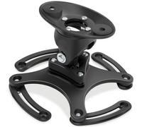 Tectake Universal Projector Ceiling Mount With Aluminum Ball Joint - Black