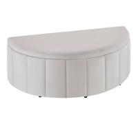 tectake Upholstered Bench Moon in Taupe TECTAKE Taupe