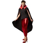 tectake Vampire Cape With Jagged Collar TECTAKE Multicolor One Size