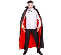 tectake Men's Vampire Cloak in Black TECTAKE Black One Size