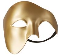 tectake Venetian Phantom Mask in Gold TECTAKE Gold One Size