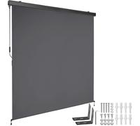 tectake Vertical Awning Eloise in Grey | Size: Large TECTAKE Grey Large