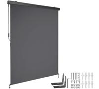 tectake Vertical Awning Eloise in Grey | Size: Large TECTAKE Grey Large