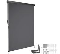 tectake Vertical Awning Eloise in Grey | Size: Large TECTAKE Grey Large