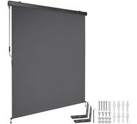 tectake Vertical Awning Eloise in Grey | Size: Large TECTAKE Grey Large