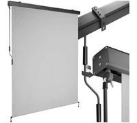 tectake Vertical Awning Eloise in Light Grey | Size: Large TECTAKE Light Grey Large