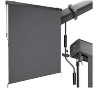 tectake Vertical Awning Eloise in Grey | Size: Large TECTAKE Grey Large