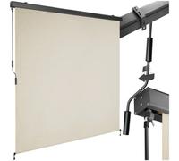 tectake Vertical Awning Eloise in Beige | Size: Large TECTAKE Beige Large