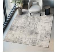 Tectake Washable Rug Nadira - Different Sizes, Abstract Pattern, Synthetic Wool And Felt, Non-Slip 200 X 274 Cm - Beige/grey
