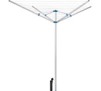 tectake Washing Line Made Of Aluminium in Grey TECTAKE Grey