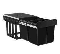 tectake Waste Collector Ashlyn in Black | Size: Large TECTAKE Black Large