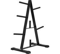 Standart weight tree barbell disc holder storage plate rack stand gym 7 holders