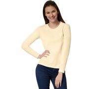 Tectake Women Long-Sleeved Top -304106 - Beige M