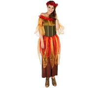 tectake Women's Autumn Fairy Costume | Size: Small TECTAKE Multicolor S