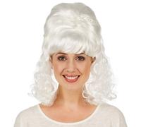 tectake Women's Baroque Lady Wig in White TECTAKE White One Size