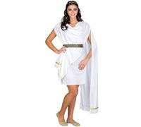 tectake Women's Beautiful Trojan Costume in White | Size: XL TECTAKE White XL