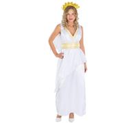 tectake Women's Caesar's Wife Costume in White | Size: Medium TECTAKE White M