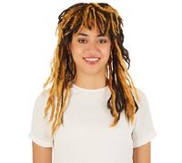 tectake Women's Cavewoman Wig Mixed Brown TECTAKE Brown One Size