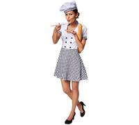 tectake Women's Chef Costume | Size: XL TECTAKE Multicolor XL