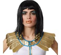 Women’s Cleopatra Short Wig Halloween Fancy Dress Outfit Costume Tutanchamun