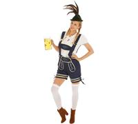 tectake Women's Costume German Lederhosen For Women | Size: Medium TECTAKE Multicolor M