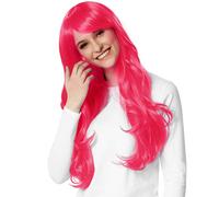 tectake Women's Curly Long-Haired Wig Blond in Pink TECTAKE Pink One Size