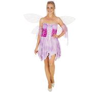 tectake Women's Enchanting Fairy Costume in Pink | Size: XL TECTAKE Pink XL