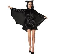 tectake Women's Fancy Dress Costume - Black Bat | Size: Large TECTAKE Black L