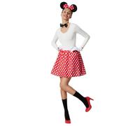 tectake Women's Fancy Dress Costume - Lady Mouse | Size: Small TECTAKE Multicolor S