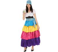 tectake Women's Fortune Teller Costume | Size: Large TECTAKE Multicolor L
