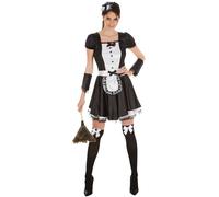 tectake Women's French Maid Costume | Size: Medium TECTAKE Multicolor M