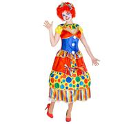 tectake Women's Fridoline The Clown Costume in Red | Size: Small TECTAKE Red S