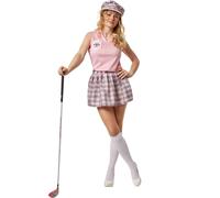 tectake Women's Golfer Costume in Rose | Size: 2XL TECTAKE Rose 2XL