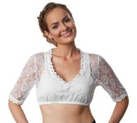 tectake Women's Heidi Dirndl Blouse in White | Size: 2XL TECTAKE White 2XL