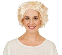 tectake Women's Hollywood Glamour Wig in Yellow TECTAKE Yellow One Size